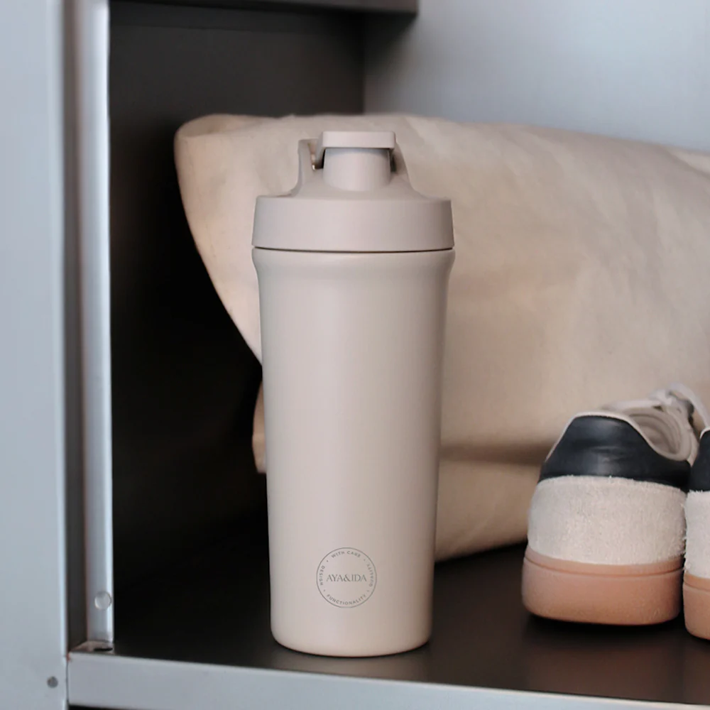 AYA&IDA Shaker Bottle - Cream Beige (750ml) - Image 2