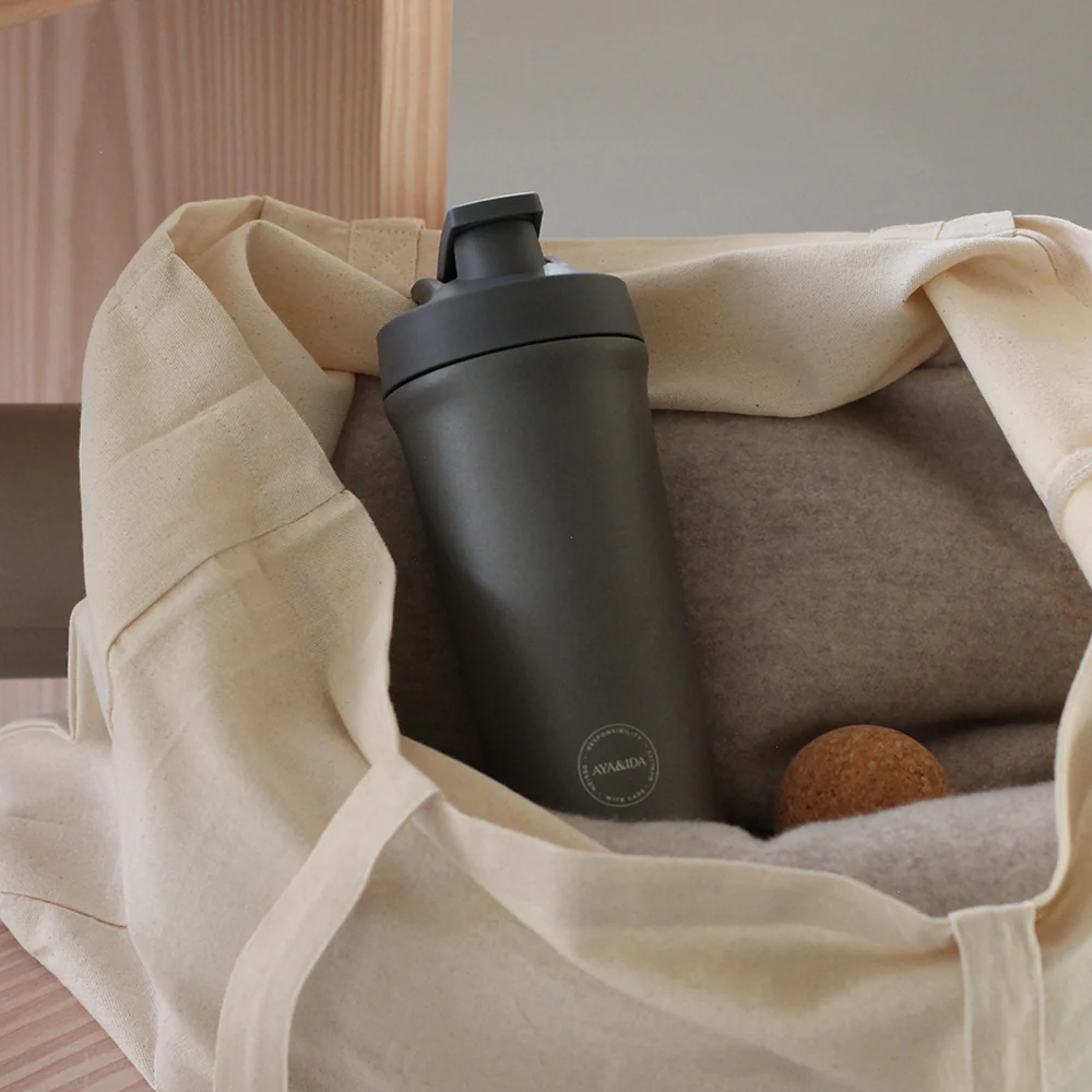 AYA&IDA Shaker Bottle - Cream Beige (750ml) - Image 5