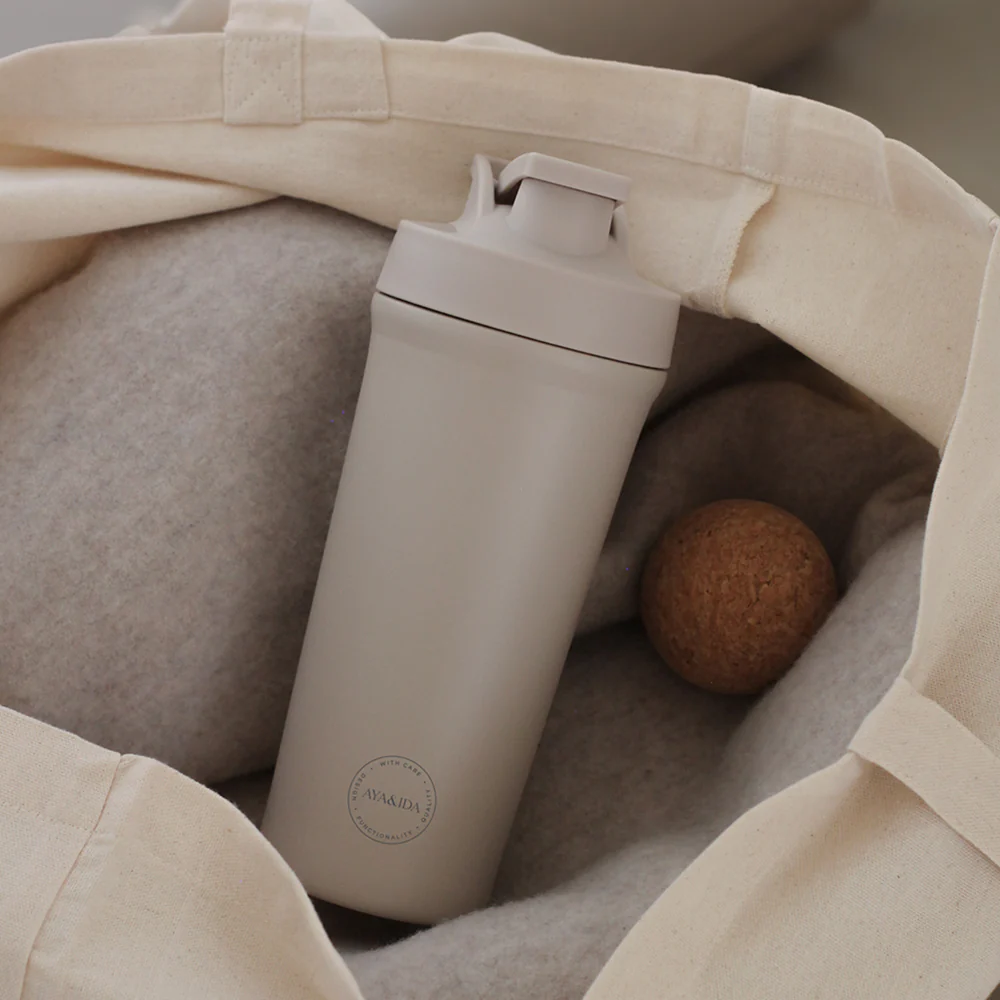 AYA&IDA Shaker Bottle - Soft Rose (750ml) - Image 6