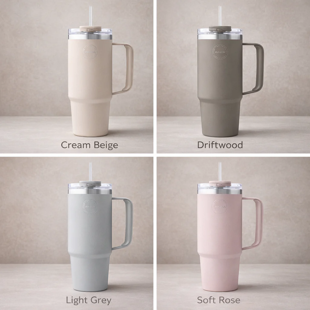 AYA&IDA Thermo Cup with Straw (885ml) - Image 2