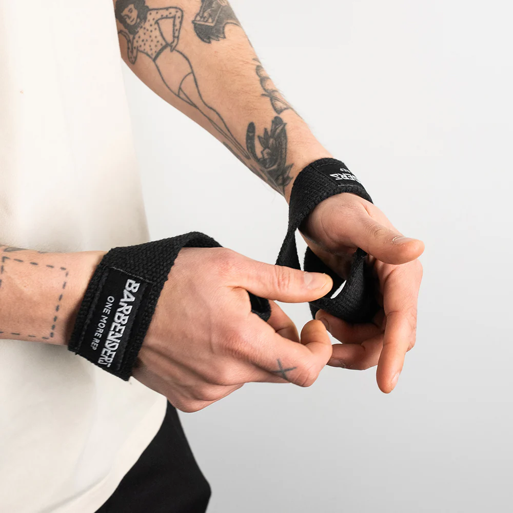 Barbenders Short Lifting Straps - Black - Image 4