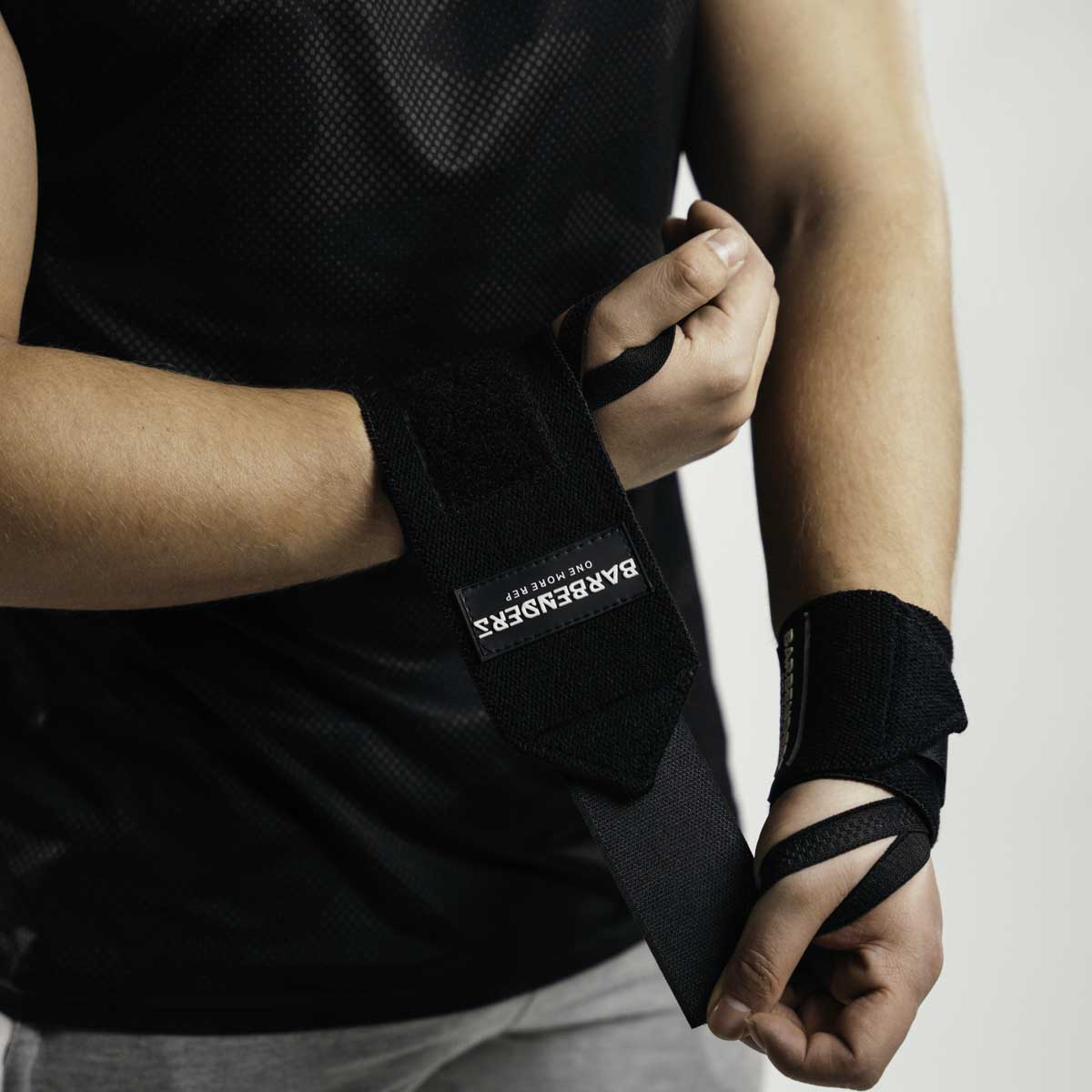 Barbenders Wrist Wraps (14") - Black - Image 3