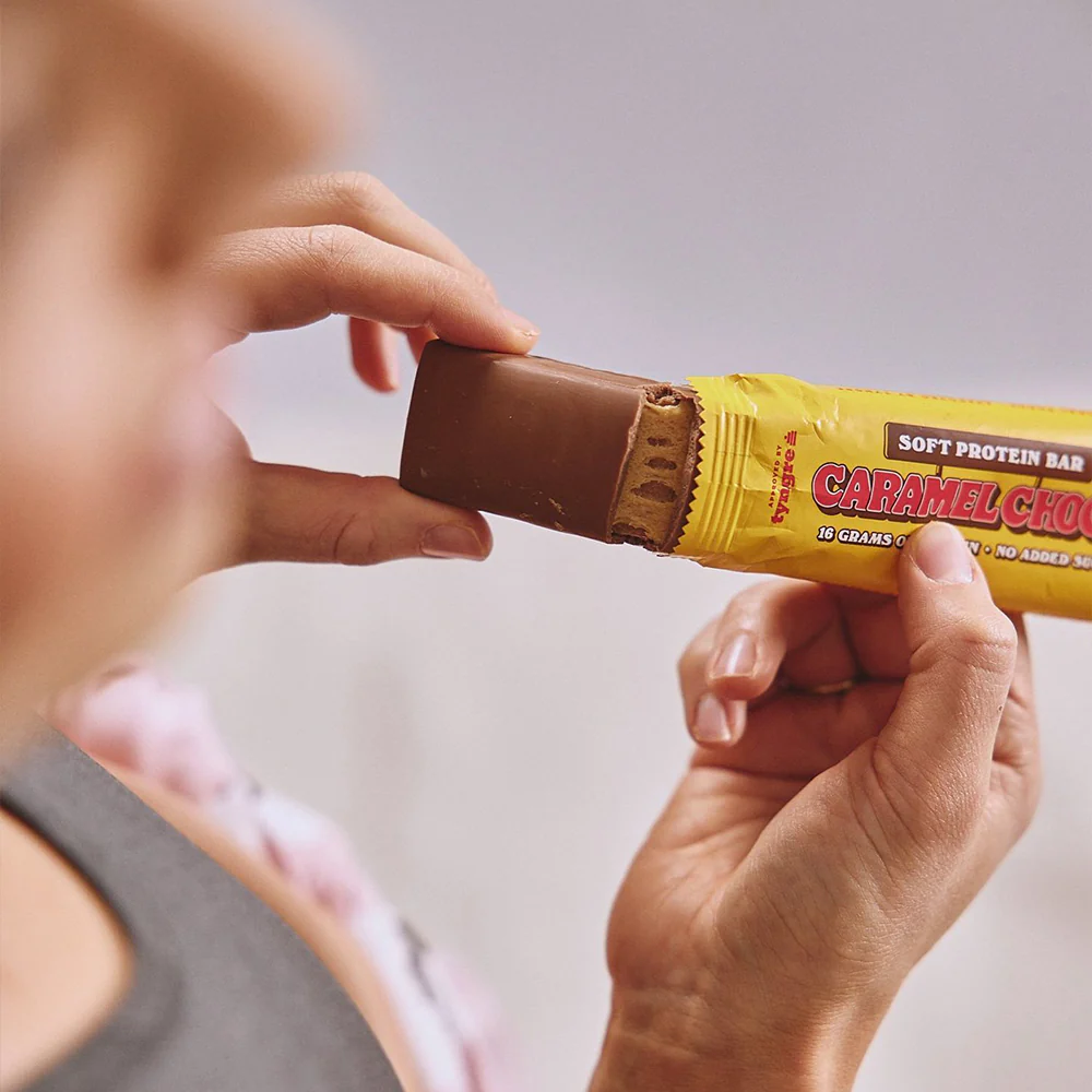 Barebells Soft Protein Bar - Caramel Choco (12x 55g) - Image 4