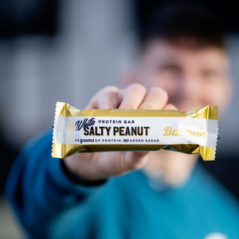 Barebells Protein Bar - White Salty Peanut (12x 55g) - Image 4