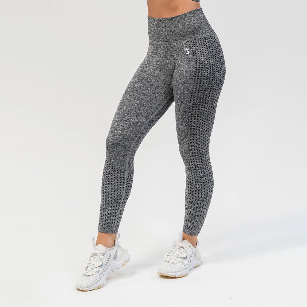 V3 Apparel Empower Seamless Scrunch Leggings – Dark Grey Marl - Image 5