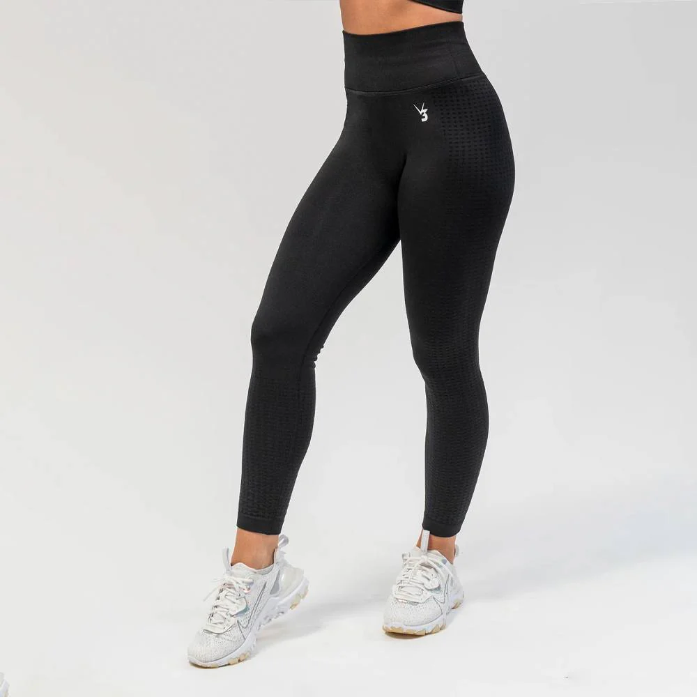 V3 Apparel Empower Seamless Scrunch Leggings – Black - Image 5