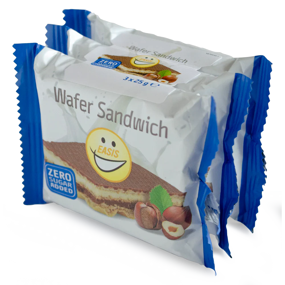EASIS Wafer Sandwich - Hazelnut (3x25g) - Image 2