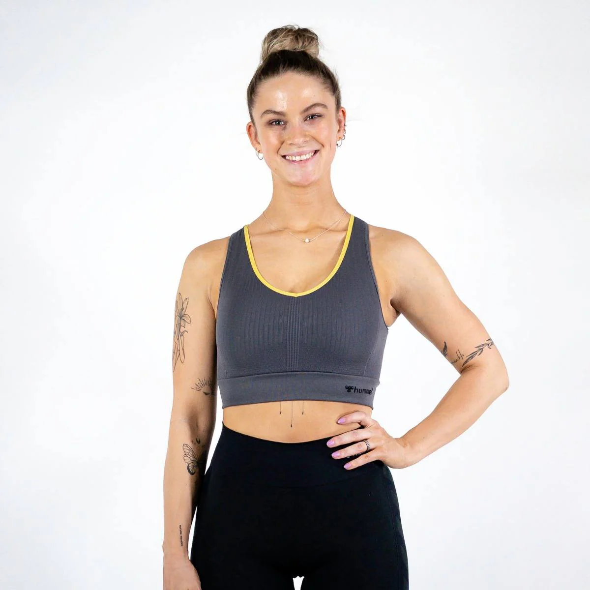 Hummel CEMENT Seamless Sports Top - Magnet - Image 2