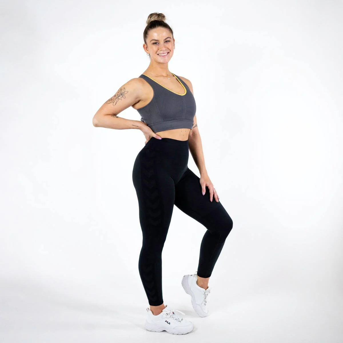 Hummel CEMENT Seamless Sports Top - Magnet - Image 5