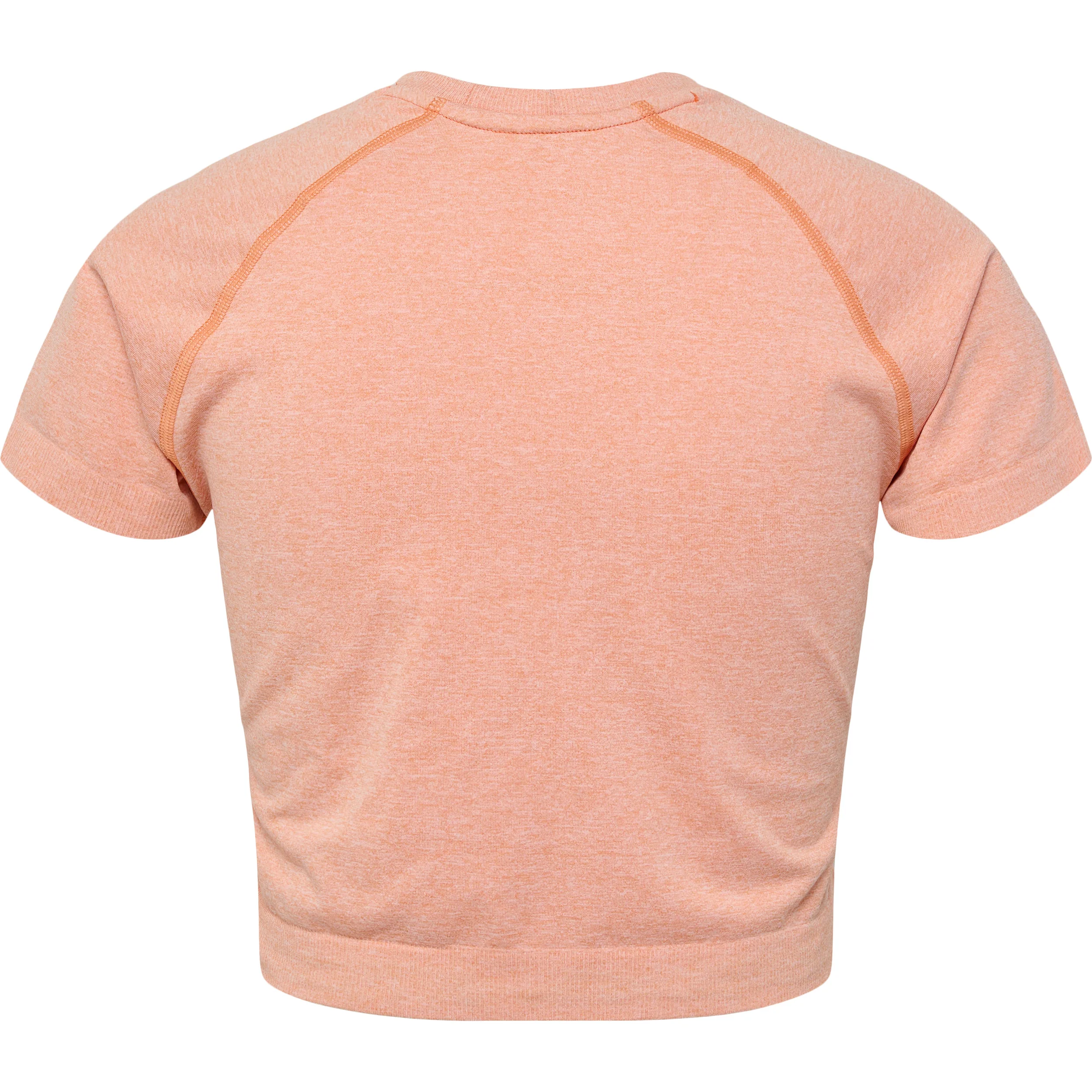 Hummel CI Seamless Cropped T-shirt - Canyon Sunset Melange - Image 2