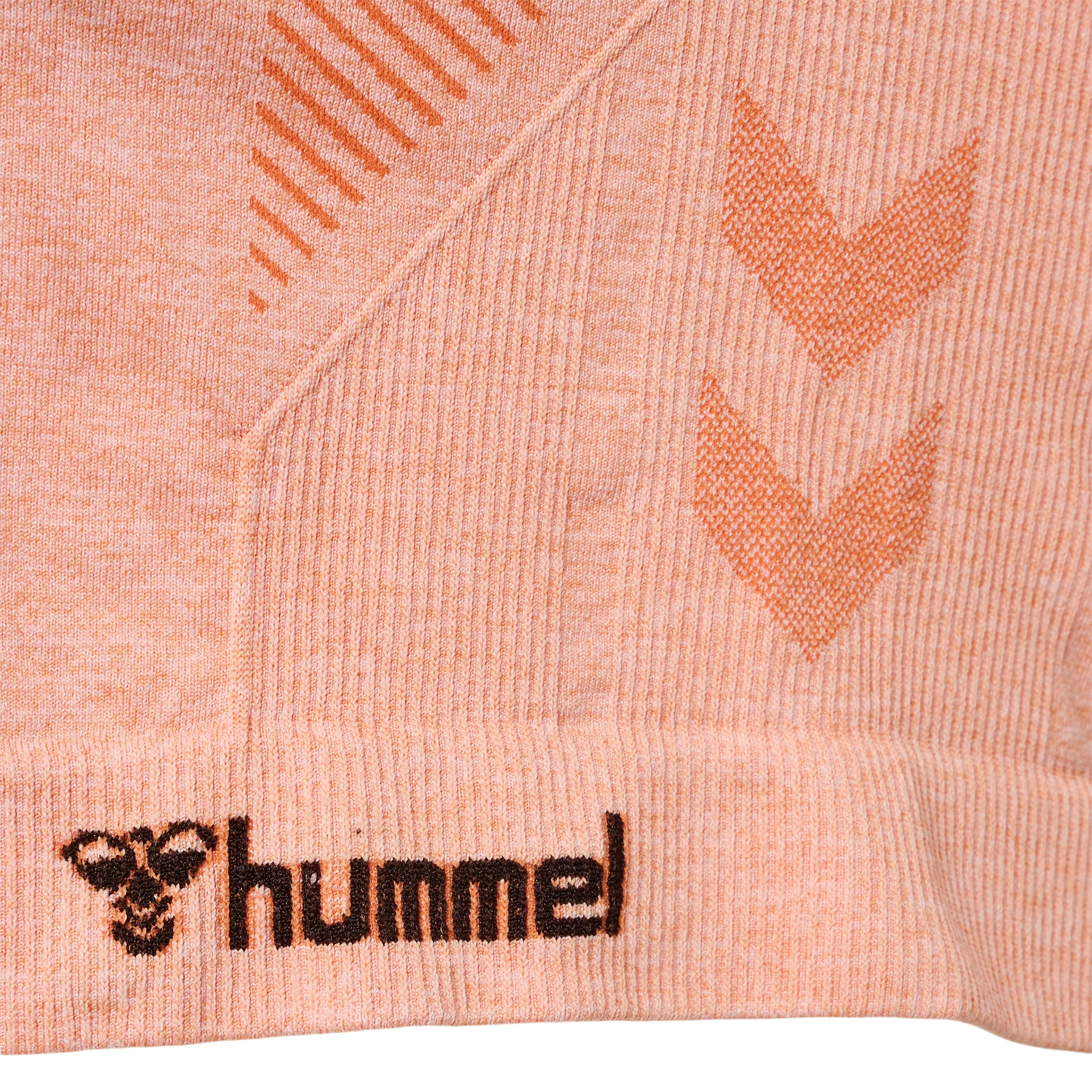 Hummel CI Seamless Cropped T-shirt - Canyon Sunset Melange - Image 3