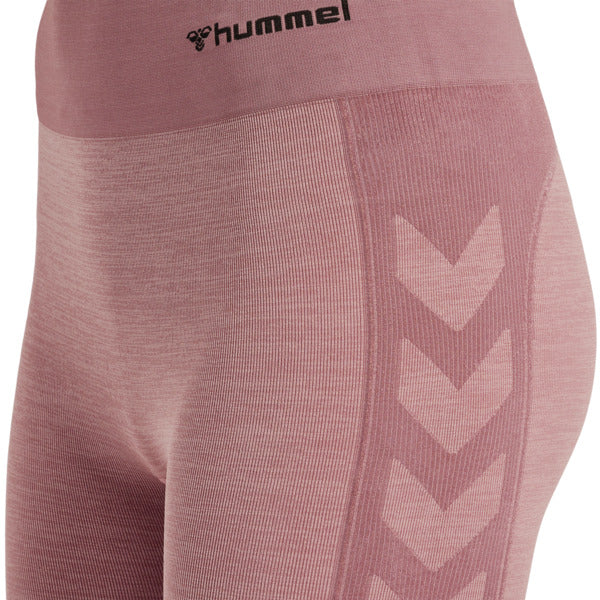 Hummel CLEA Seamless Cycling Shorts – Woodrose/Rose Taupe Melange - Image 4