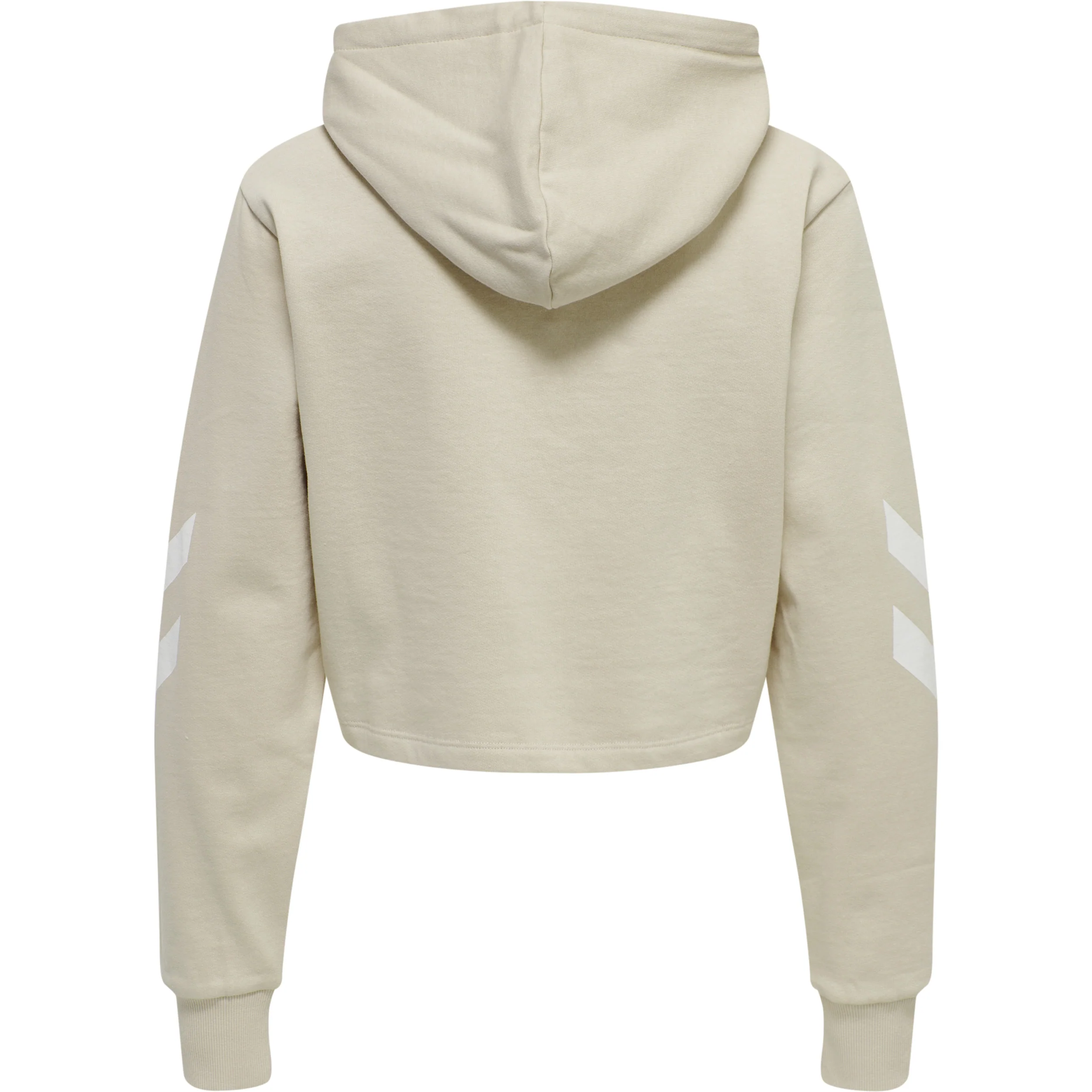 Hummel Legacy Cropped Hoodie - Pumice Stone - Image 2
