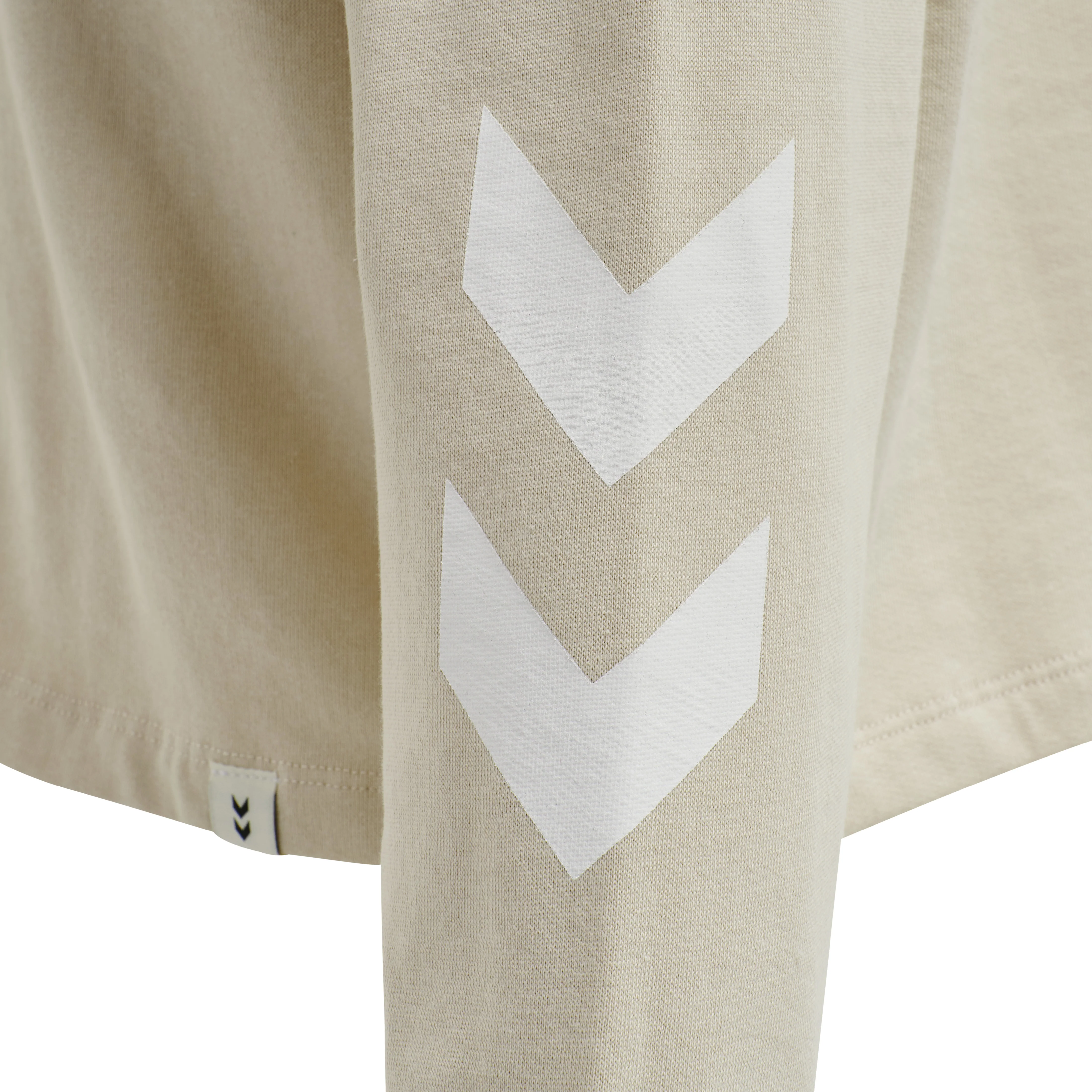 Hummel Legacy Cropped Hoodie - Pumice Stone - Image 4