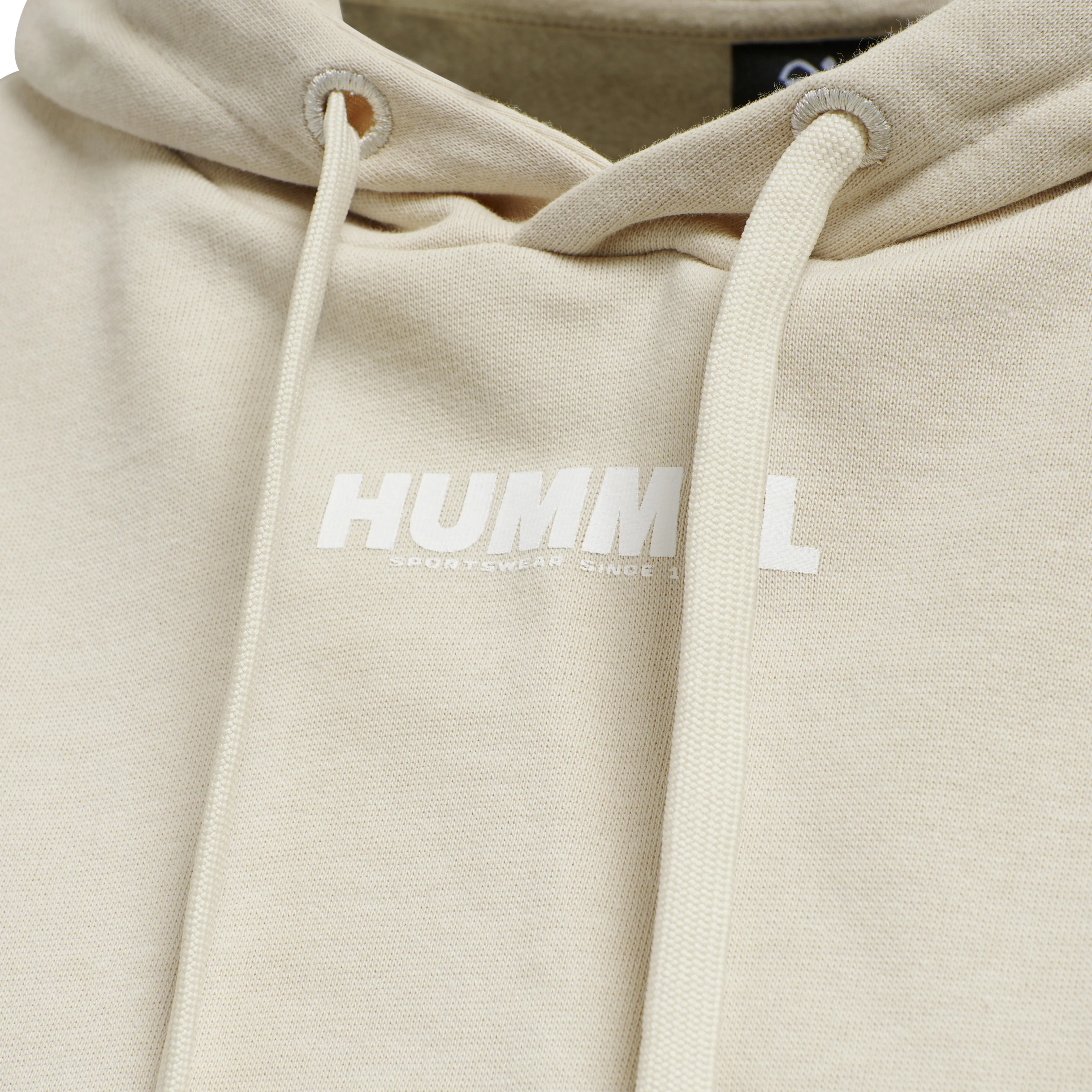 Hummel Legacy Cropped Hoodie - Pumice Stone - Image 5