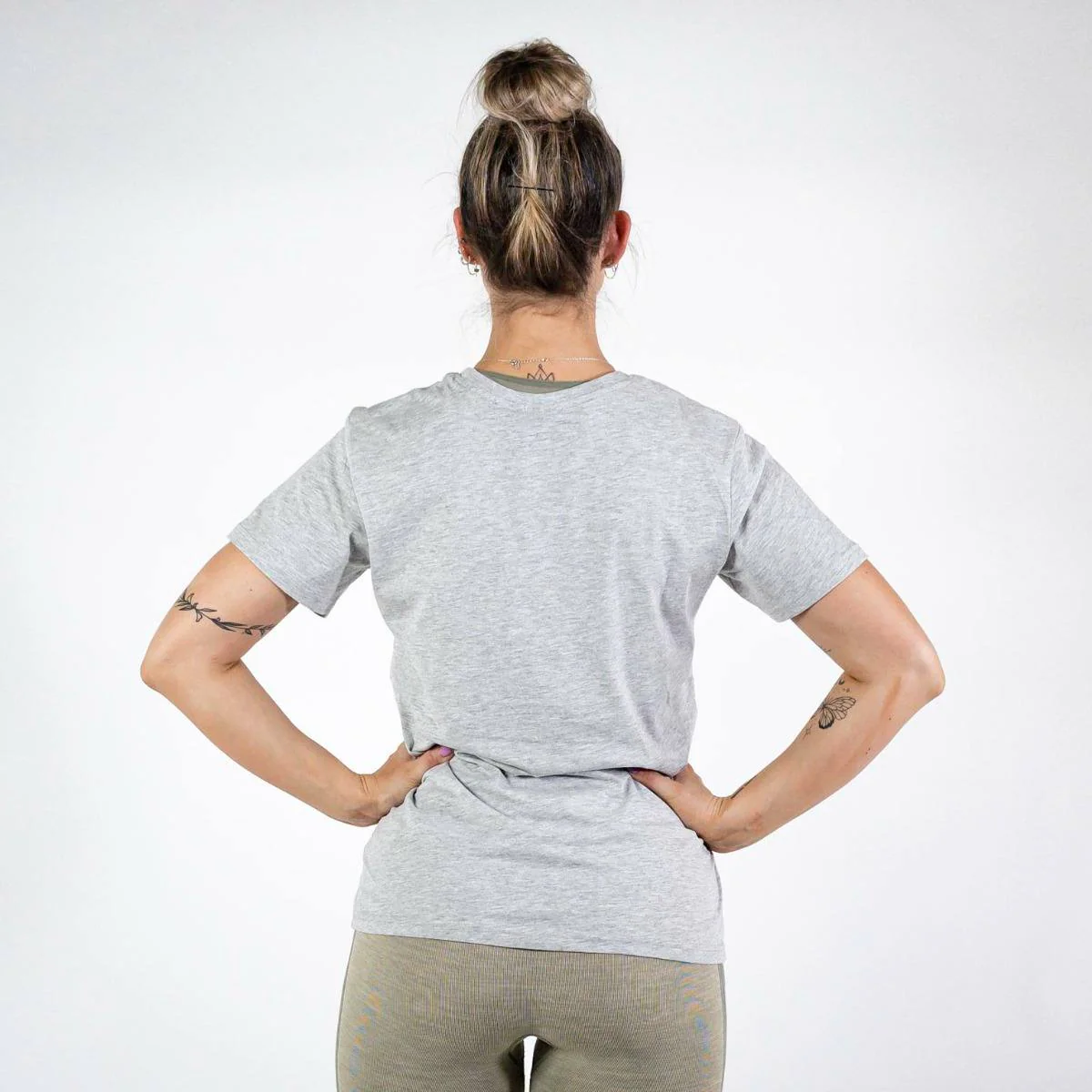 Hummel LEGACY T-shirt – Grey Melange - Image 3