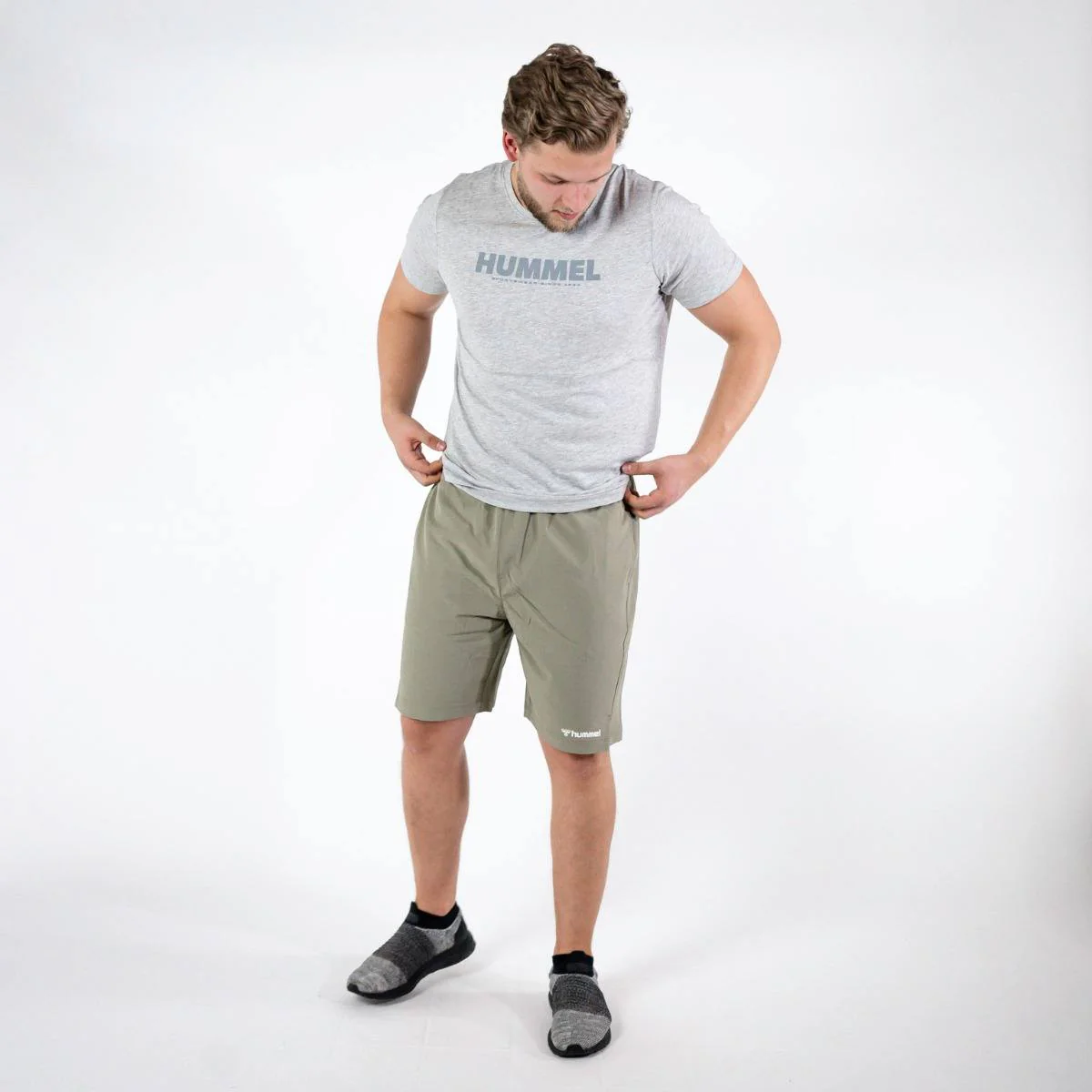 Hummel LEGACY T-shirt – Grey Melange - Image 5