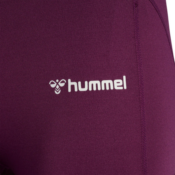 Hummel MT Chipo Mid Waist Tights – Grape Wine - Image 3