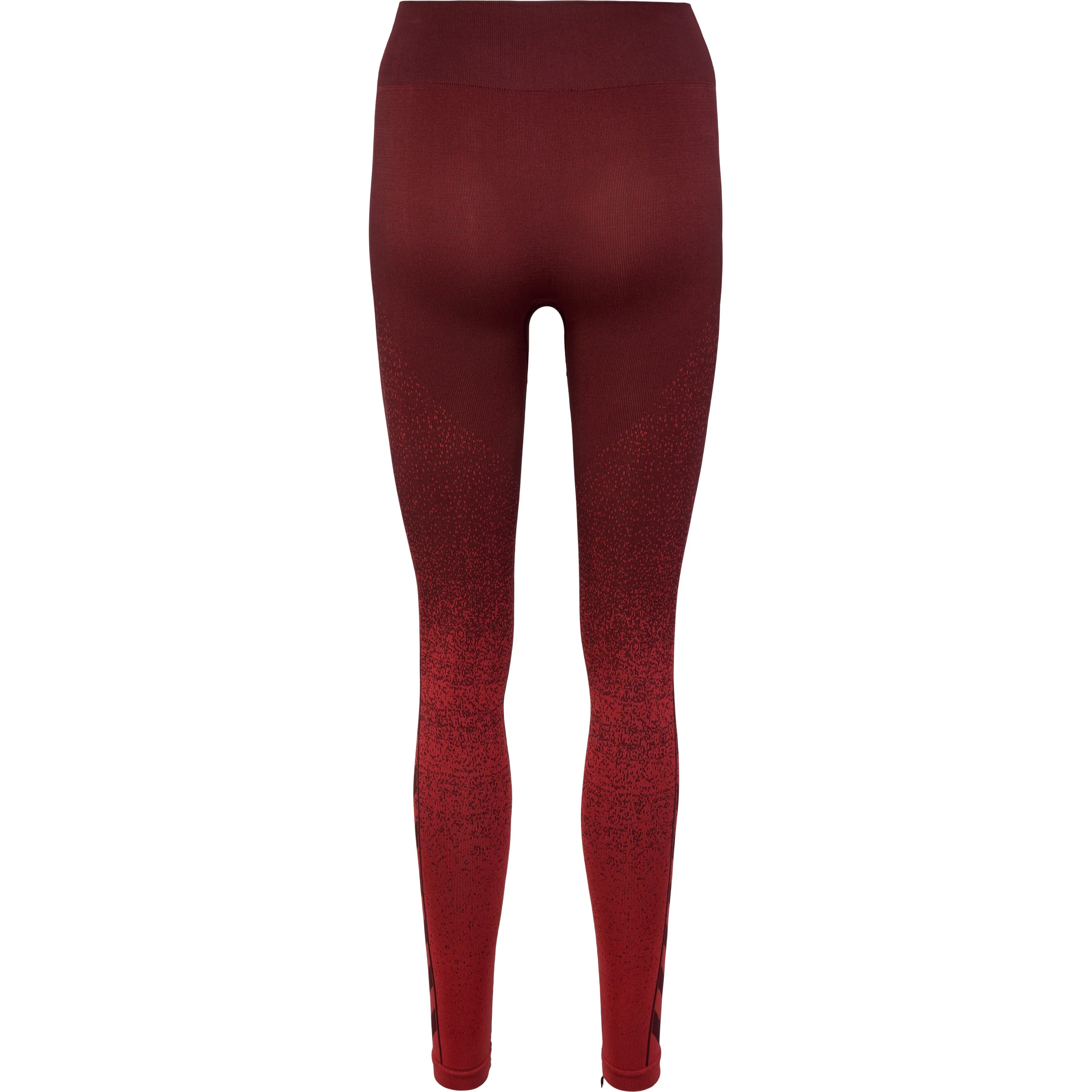 Hummel MT Fade Seamless Mid Waist Tights - Bitter Chocolate / Mineral Red - Image 2