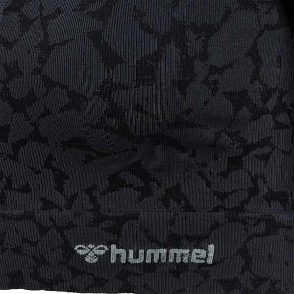 Hummel MT PI Seamless Crop T-Shirt L/S - Black - Image 4