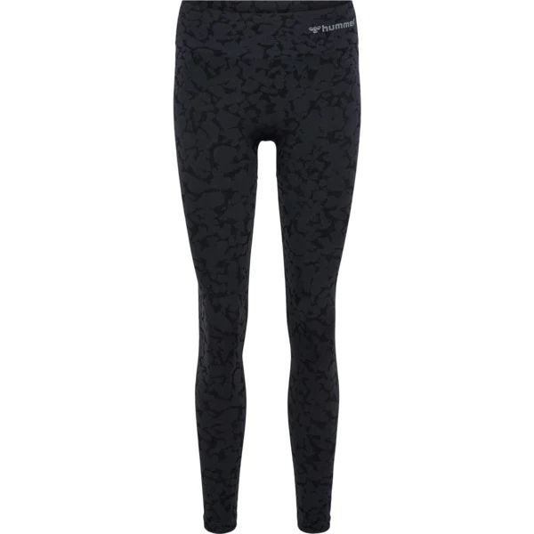 Hummel MT PI Seamless Mid Waist Tights - Black - Image 3