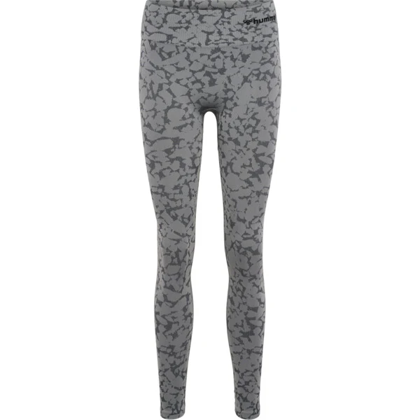 Hummel MT PI Seamless Mid Waist Tights - Sharkskin - Image 3
