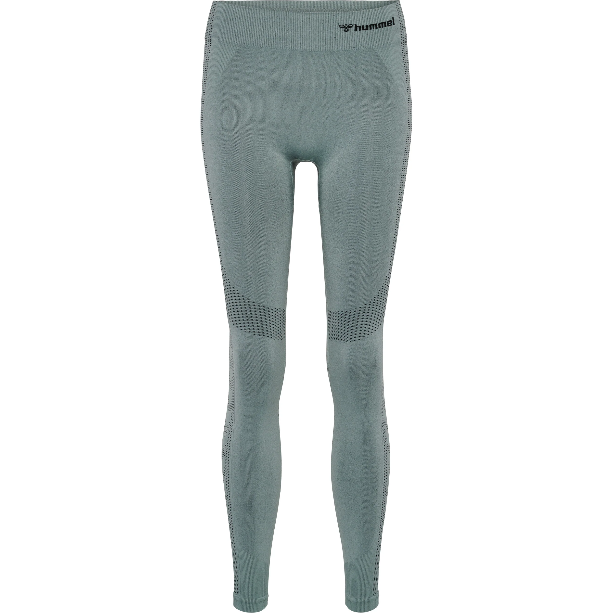 Hummel Shaping Seamless Mid Waist Tights - Chinois Green - Image 2