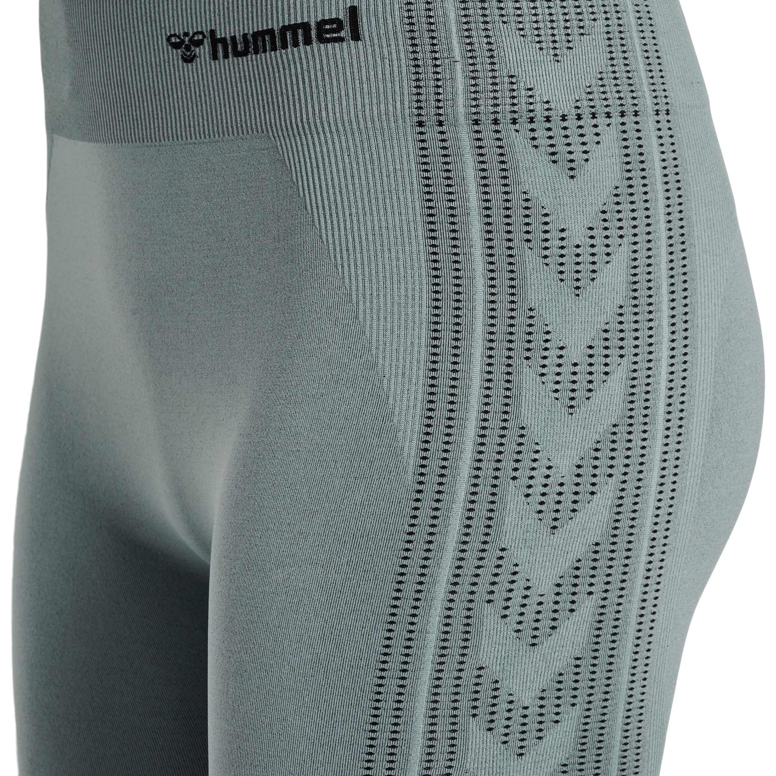 Hummel Shaping Seamless Mid Waist Tights - Chinois Green - Image 3