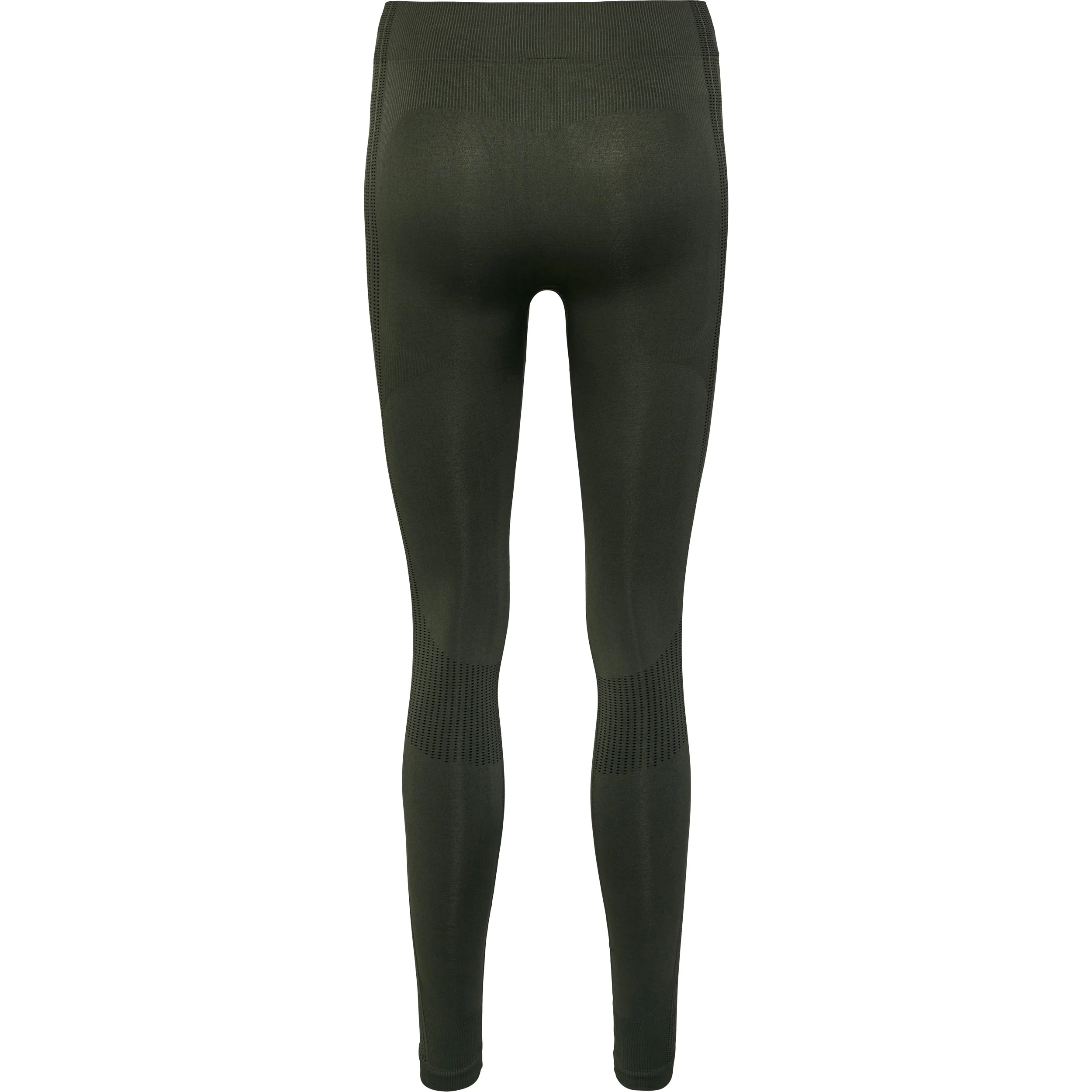 Hummel Shaping Seamless Mid Waist Tights - Climbing Ivy - Image 2
