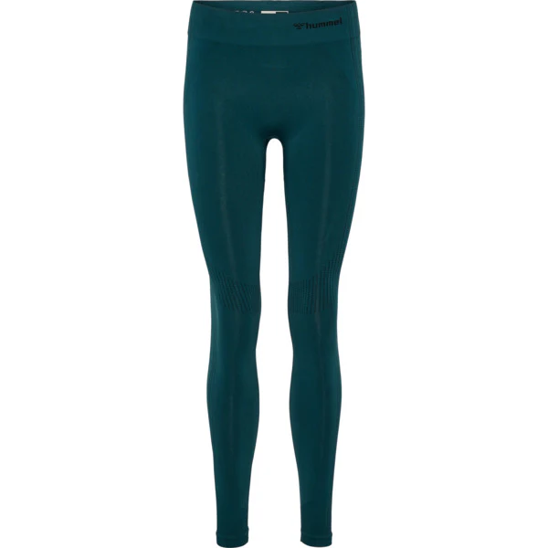 Hummel Shaping Seamless Mid Waist Tights - Deep Teal - Image 3