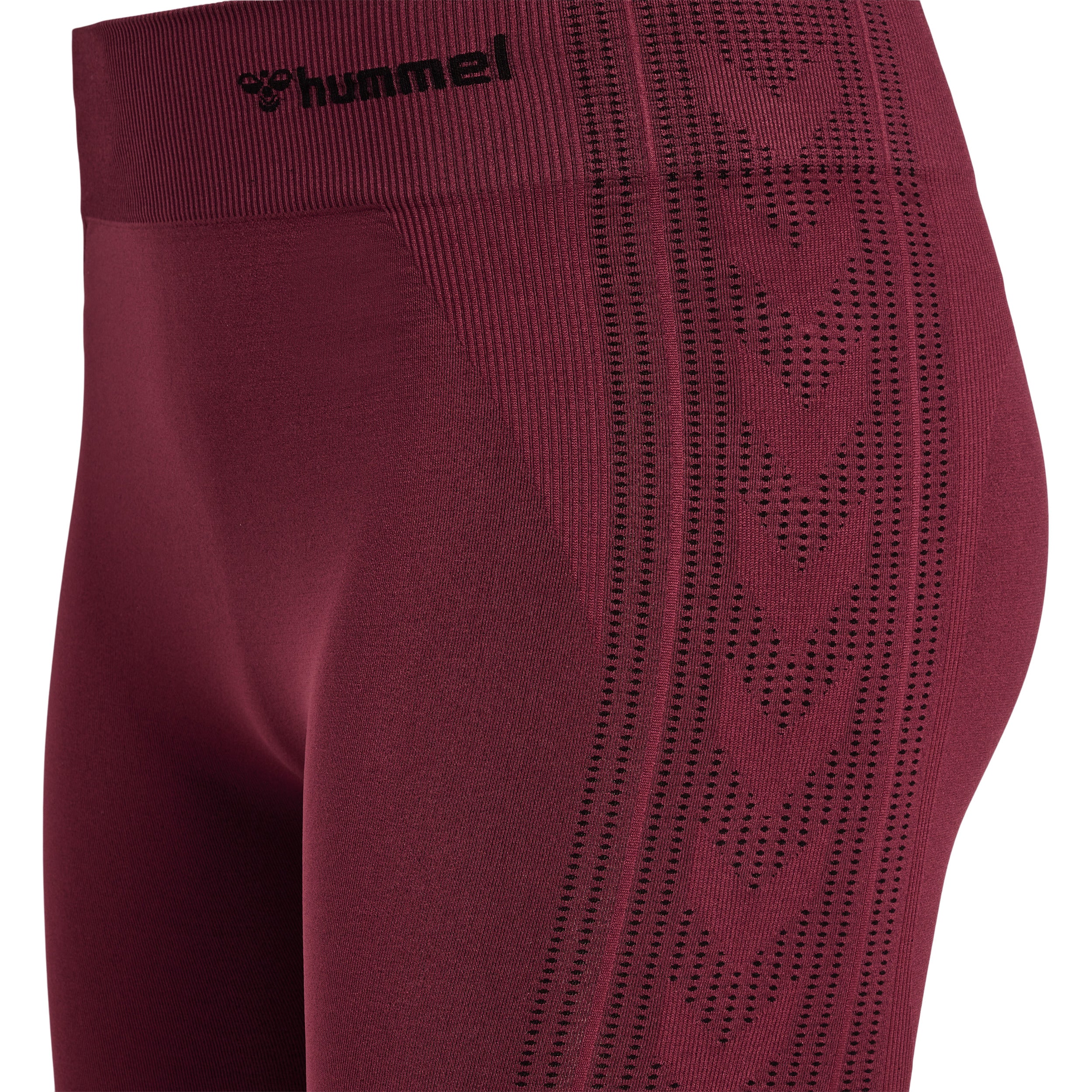 Hummel Shaping Seamless Mid Waist Tights - Zinfandel - Image 3
