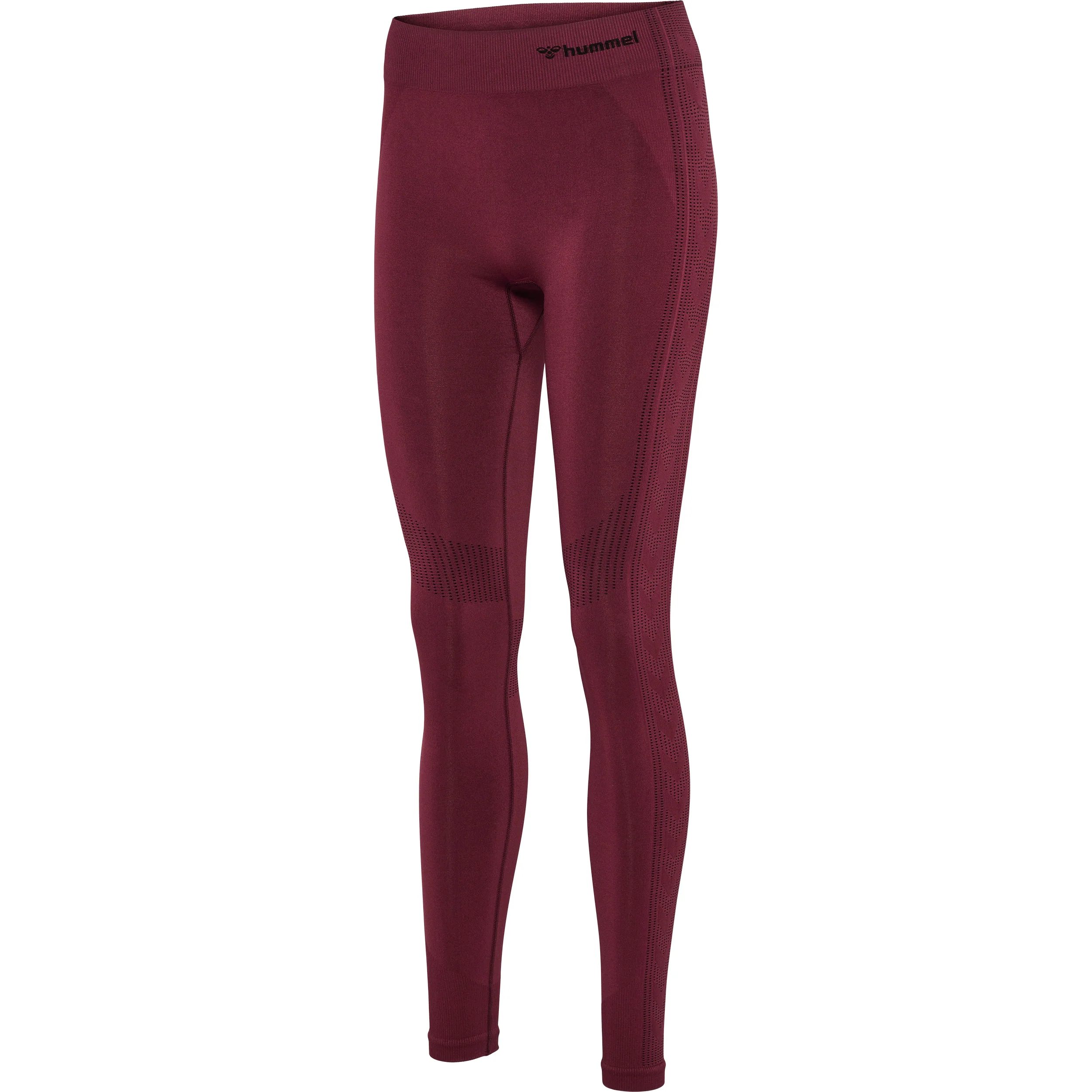 Hummel Shaping Seamless Mid Waist Tights - Zinfandel - Image 4