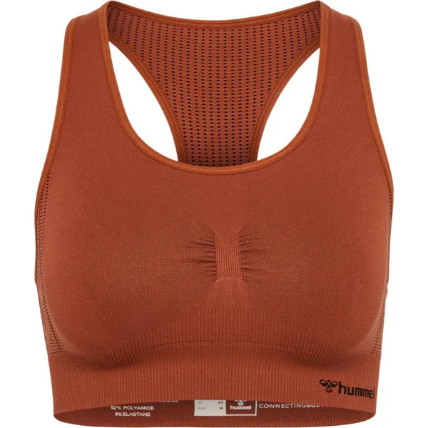 Hummel Shaping Seamless Sports Top - Arabian Spice - Image 3
