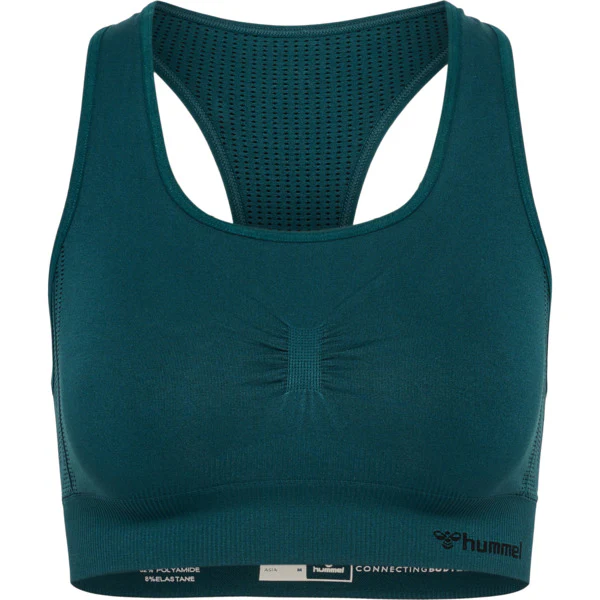 Hummel Shaping Seamless Sports Top - Deep Teal - Image 3