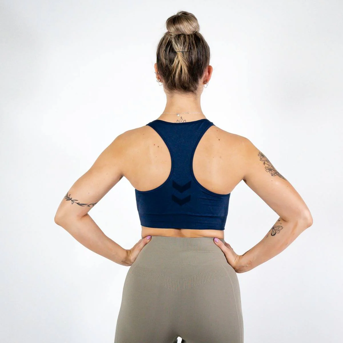 Hummel TIF Seamless Sports Top – Black Iris - Image 3