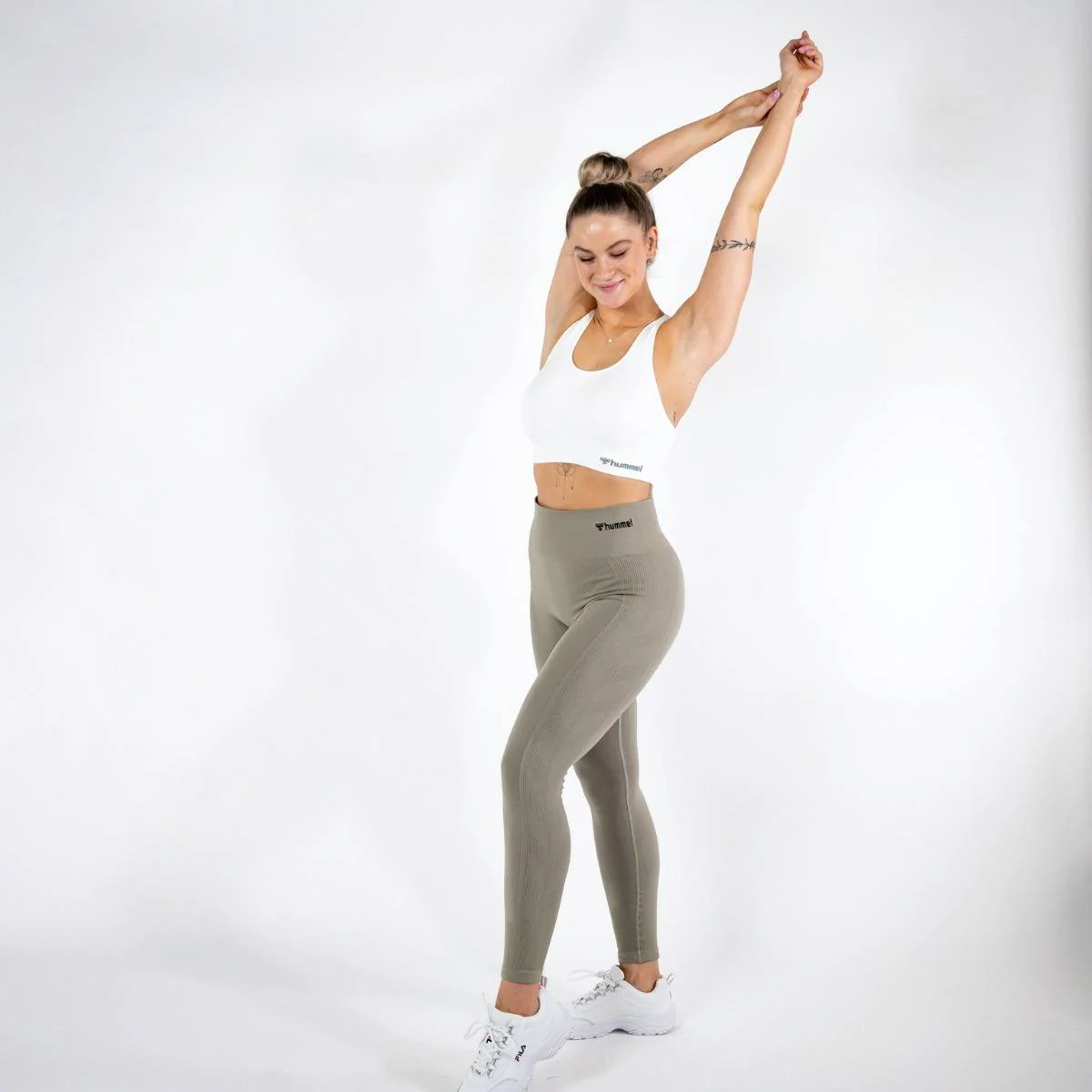 Hummel TIF Seamless Sports Top – White - Image 5