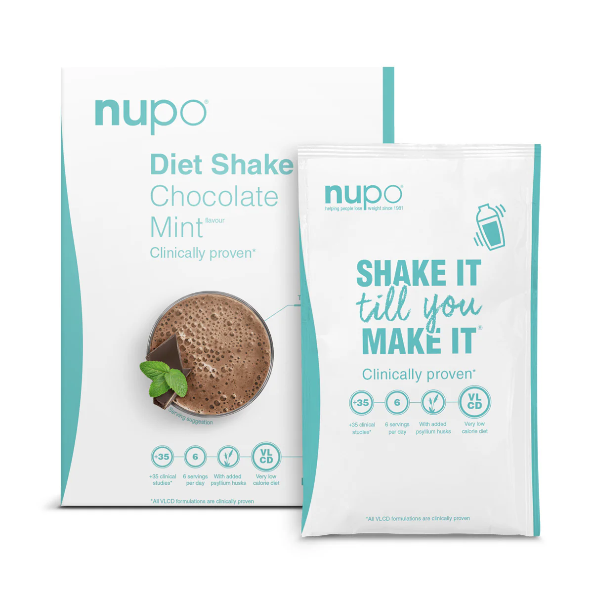 Nupo Diet Shake (320g) - Chocolate Mint - Image 3