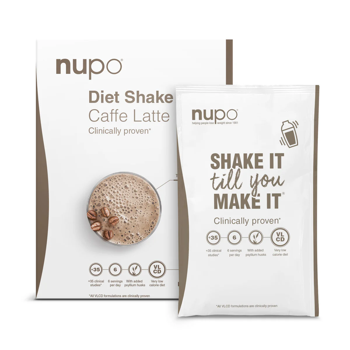 Nupo Diet Shake (384g) - Caffe Latte - Image 3