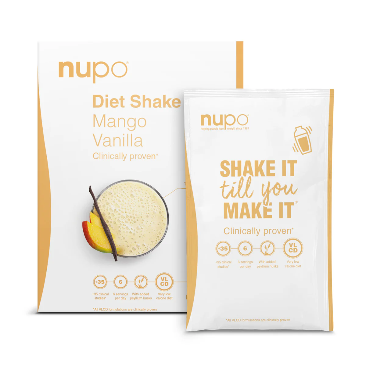 Nupo Diet Shake (384g) - Mango Vanilla - Image 3