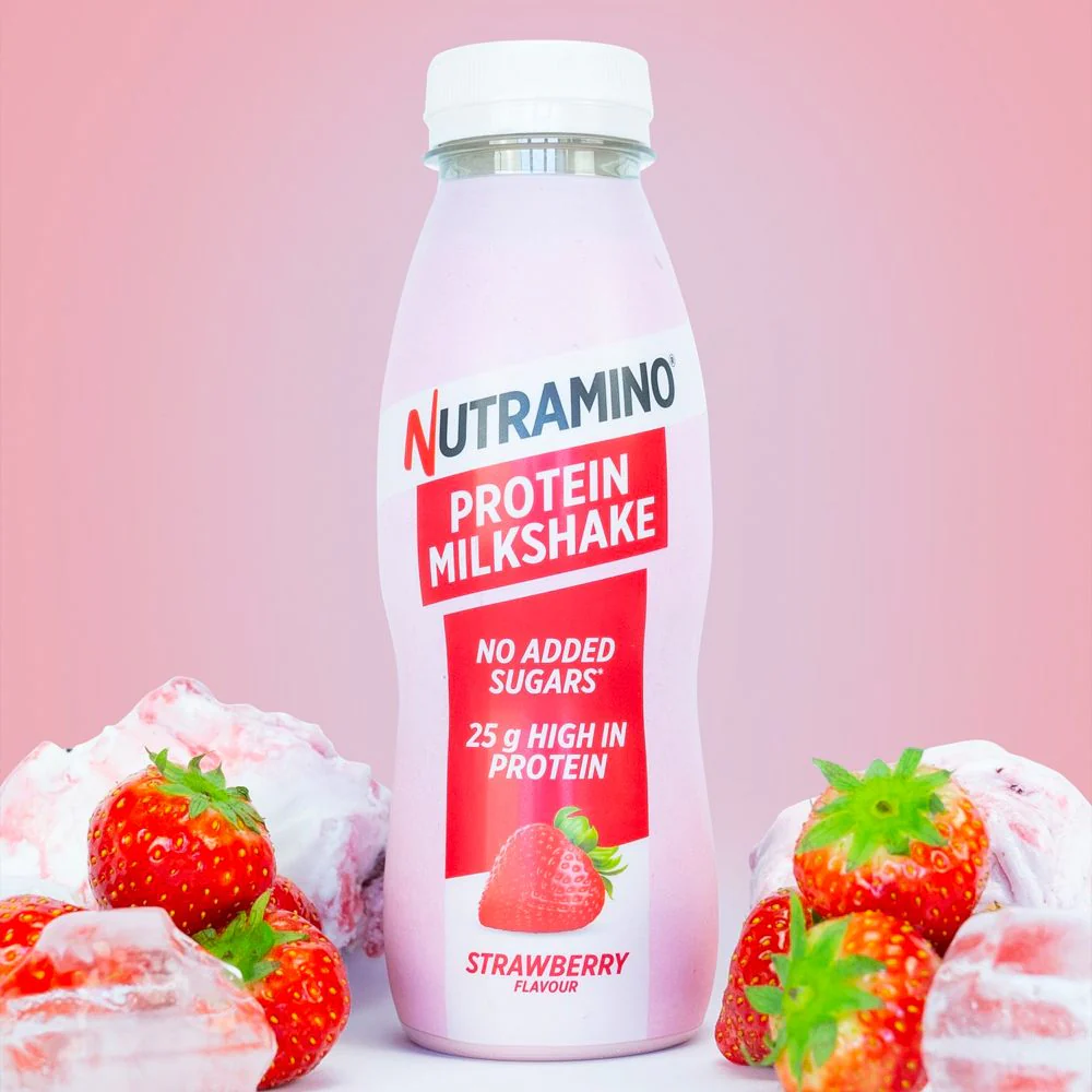 Nutramino Protein Milkshake Strawberry (5x330ml) - Image 2