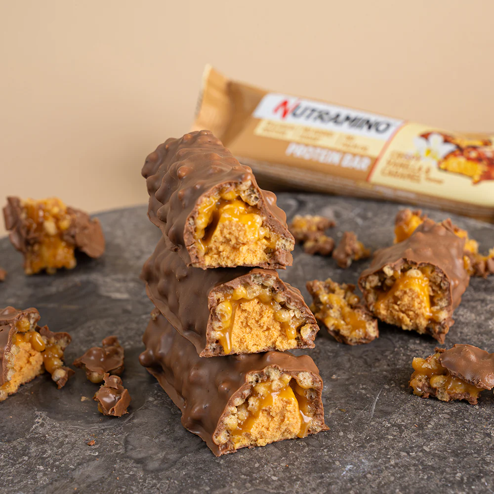 Nutramino Protein Bar - Crispy Vanilla & Caramel (55g) - Image 2