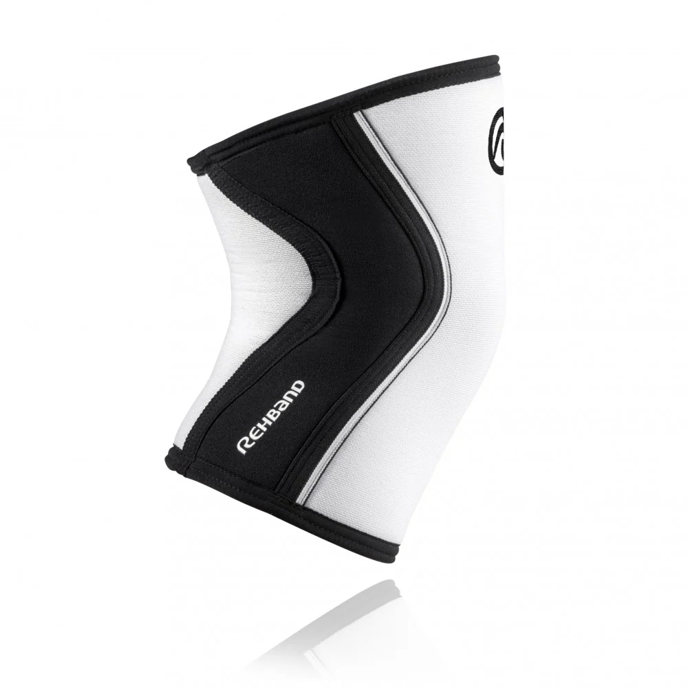 RX Knee Sleeve 5mm - Black/White - Image 3