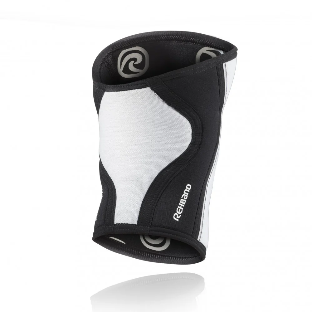 RX Knee Sleeve 5mm - Black/White - Image 4