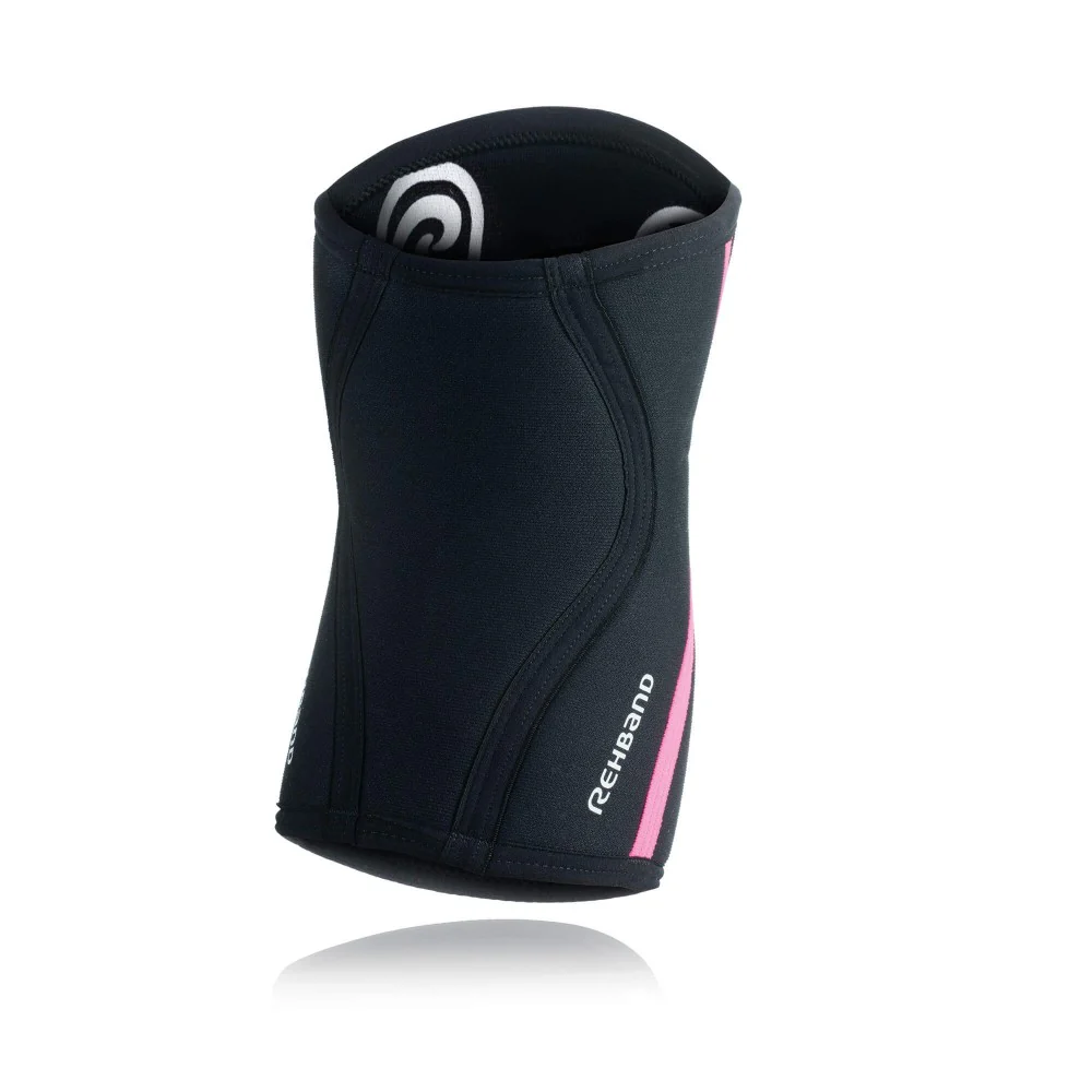 RX Knee Sleeve 7mm - Black/Pink - Image 4