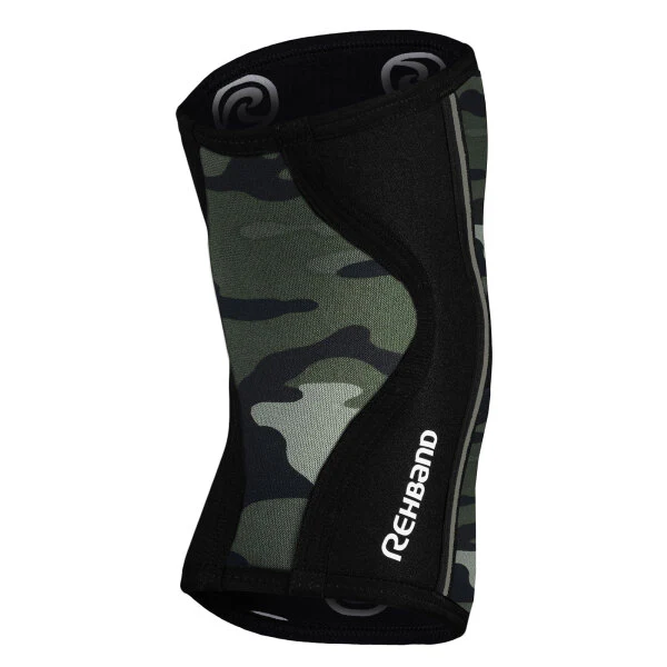 RX Knee Sleeve Power Max 7mm - Black/Camo - Image 3