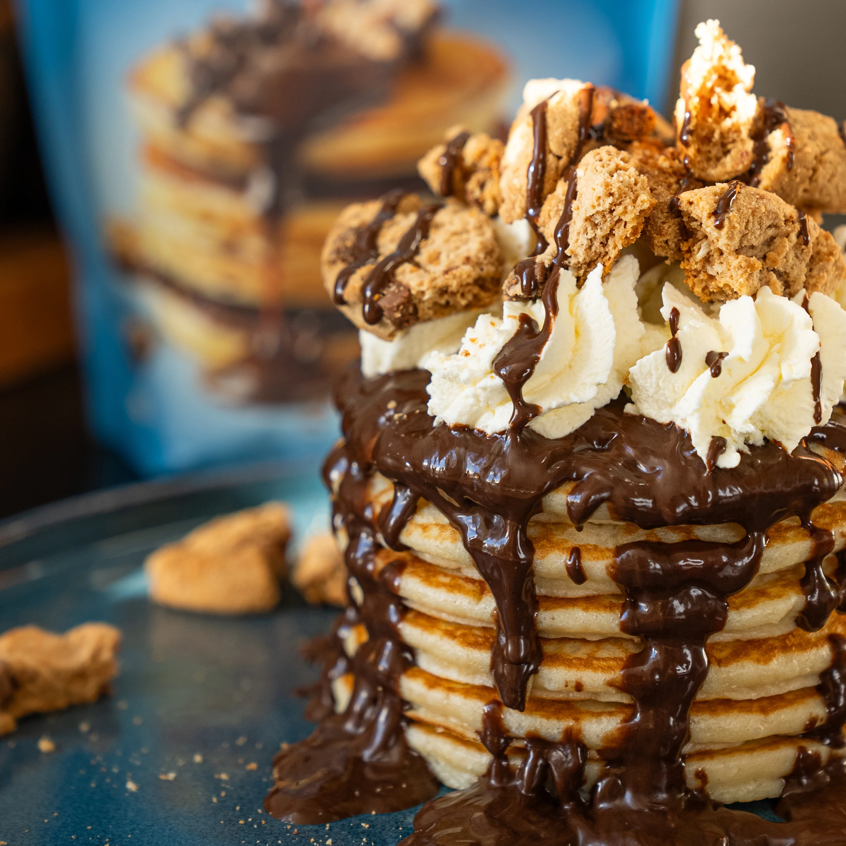 Wispy Pancake & Waffle Mix - Cookies & Cream (500g) - Image 4