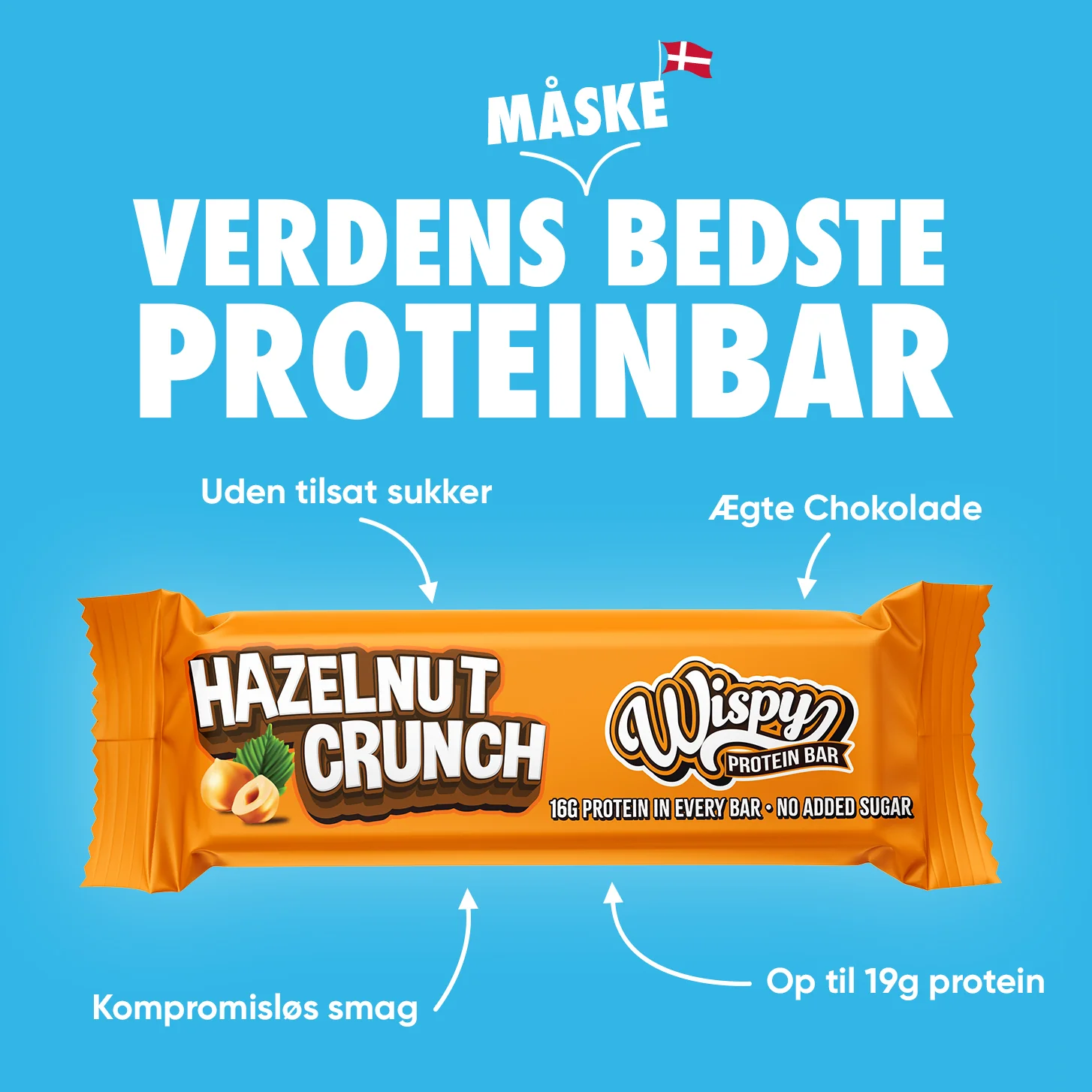 Wispy Protein Bar - Bland Selv (10x 55g) - Image 3