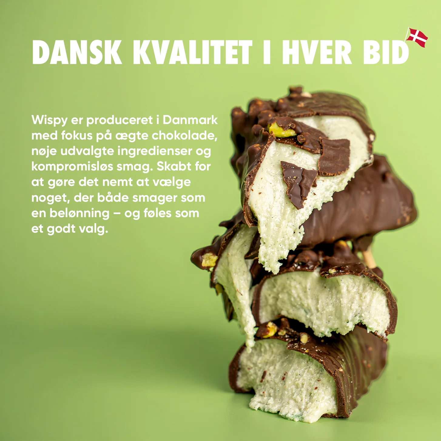 Wispy Protein Bar - Dark Choco Pistachio (10x 55g) - Image 3