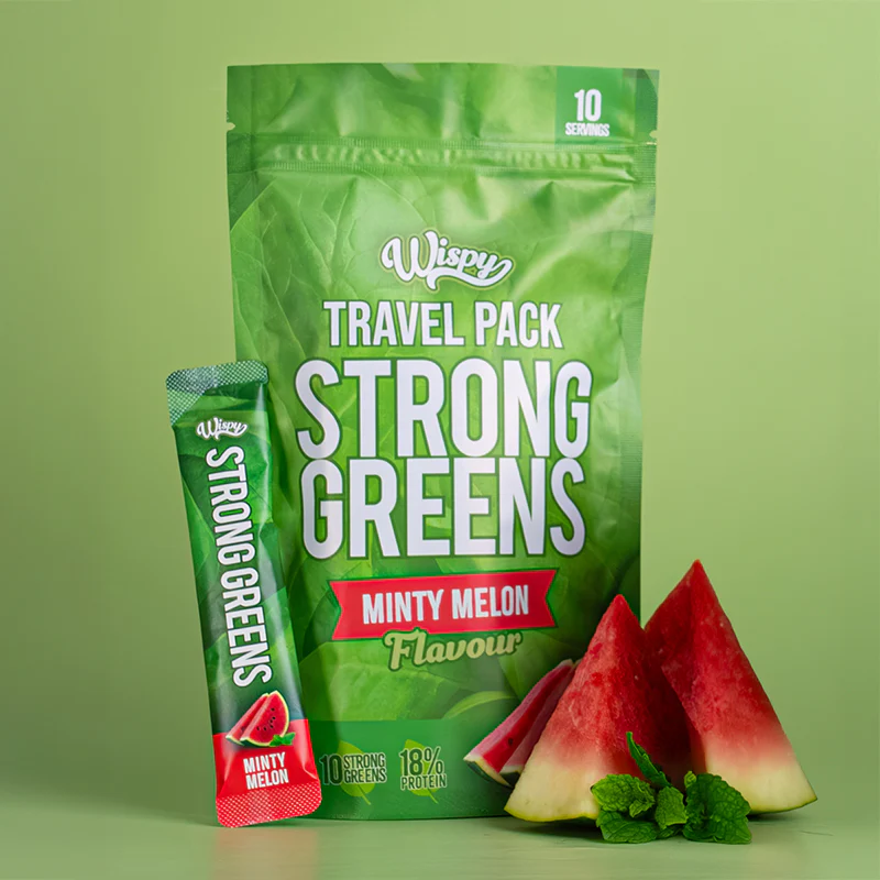 Wispy Strong Greens - Minty Melon (300g) + Travel Pack (100g) - Image 3