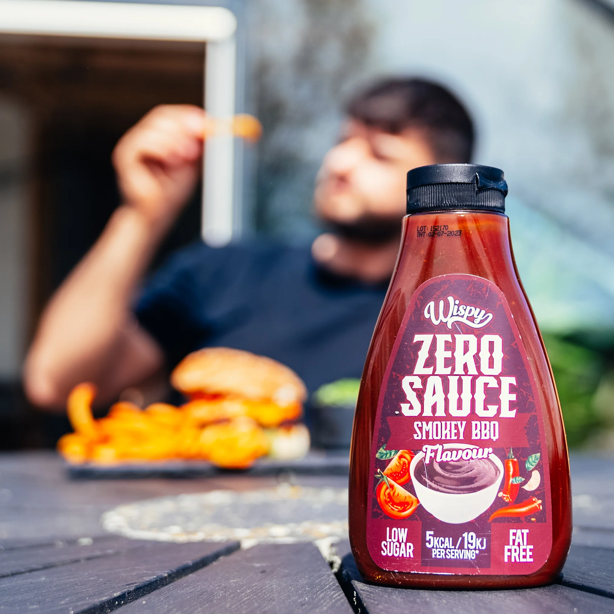 Wispy Zero Sauce - Smokey BBQ (430g) - Image 3